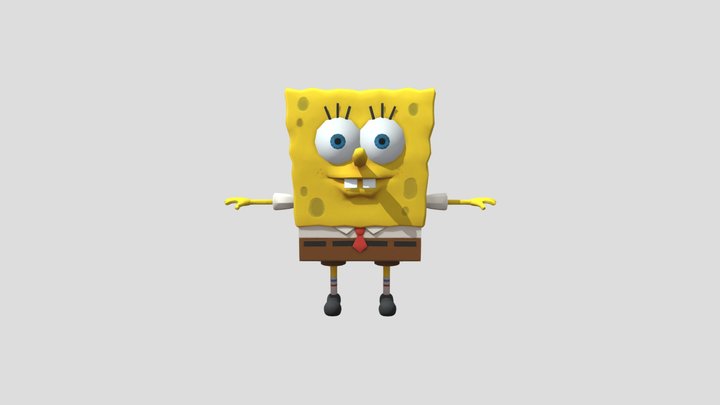 SpongeBob: Sponge on the Run - SpongeBob 3D Model