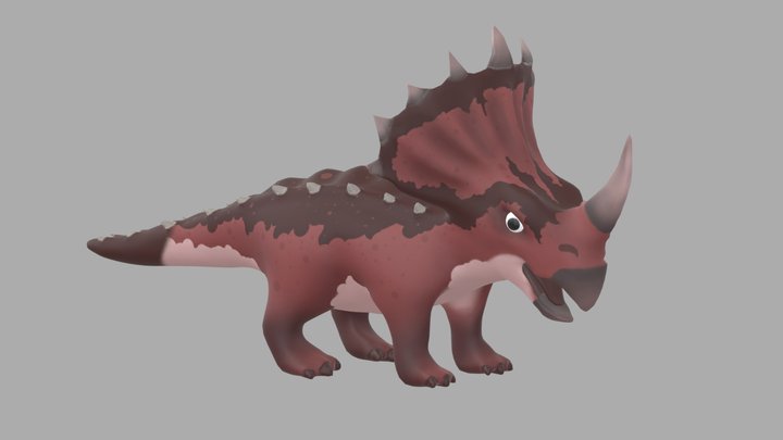 Triceratops 3D Model