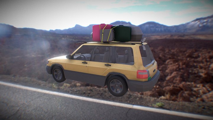 Inside Out | Riley Andersen's family car 3D Model