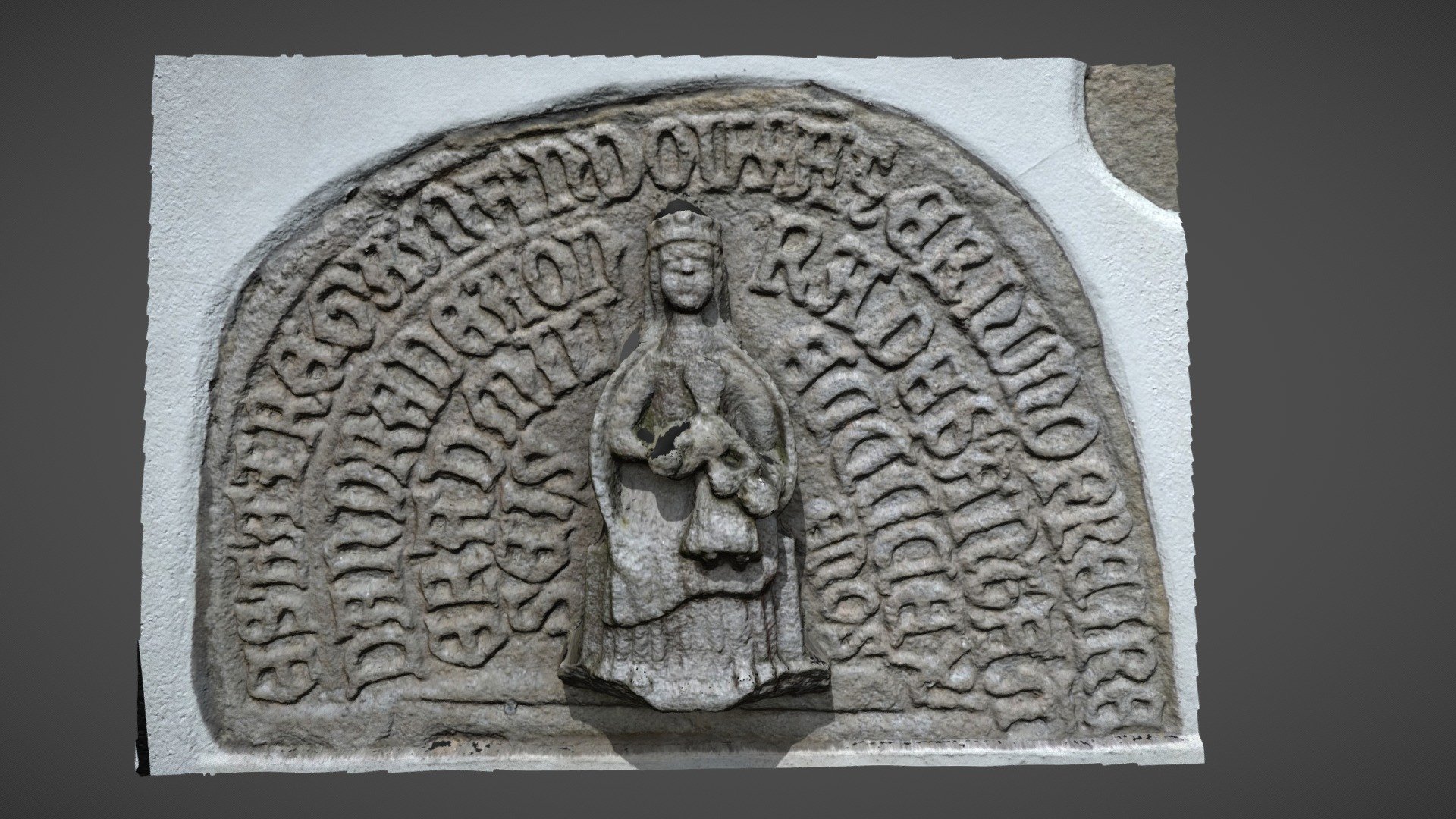 Tímpano Igrexa das Virtudes - Pontedeume