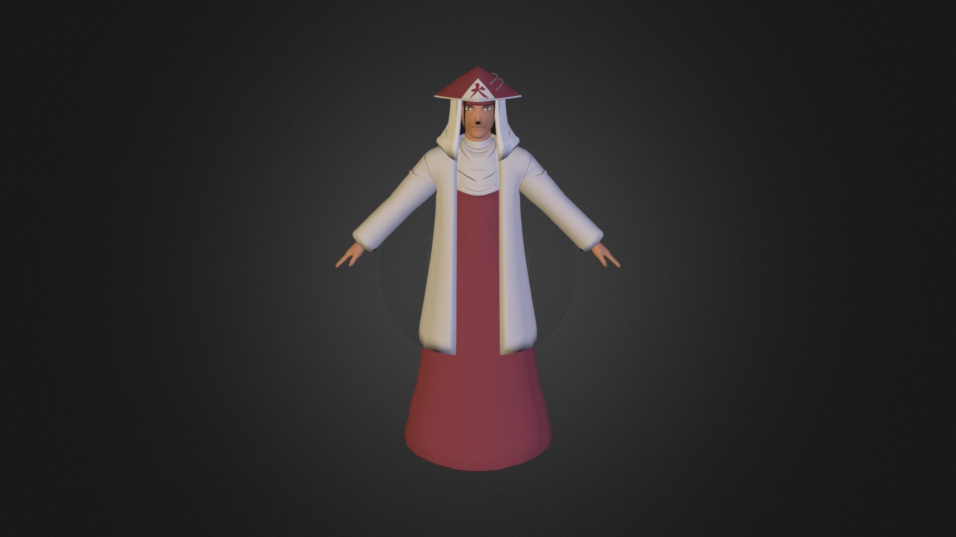 1 Hokage Hashirama Senju 3D model 3D printable