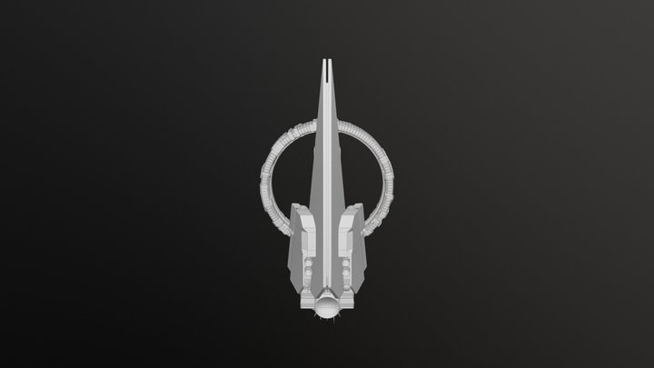 Smaller Dreadnought 3D Model