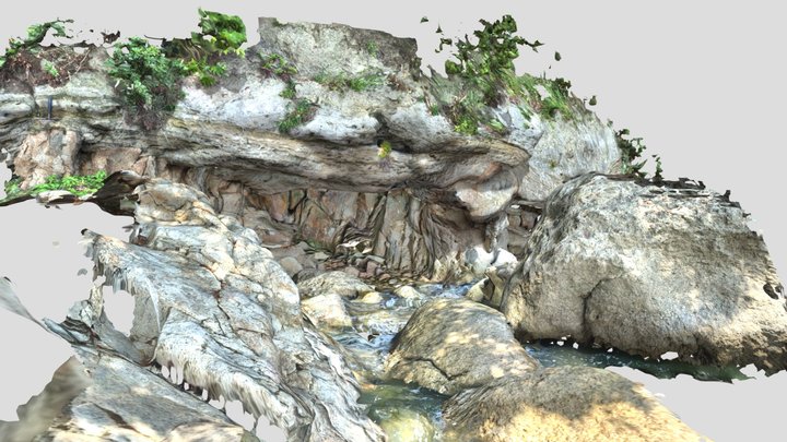 荒崎の不整合 Uncomformity at Arasaki 3D Model