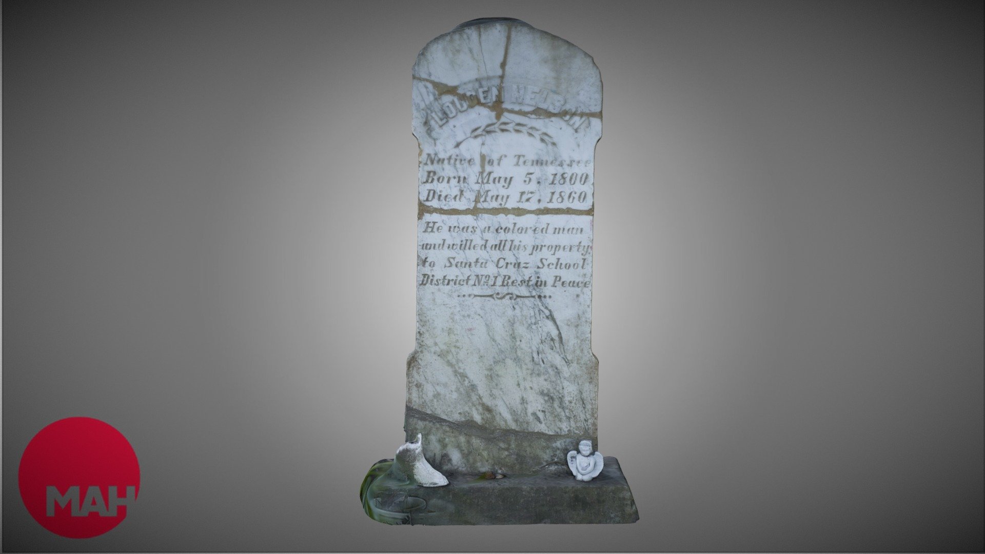 Louden Nelson tombstone