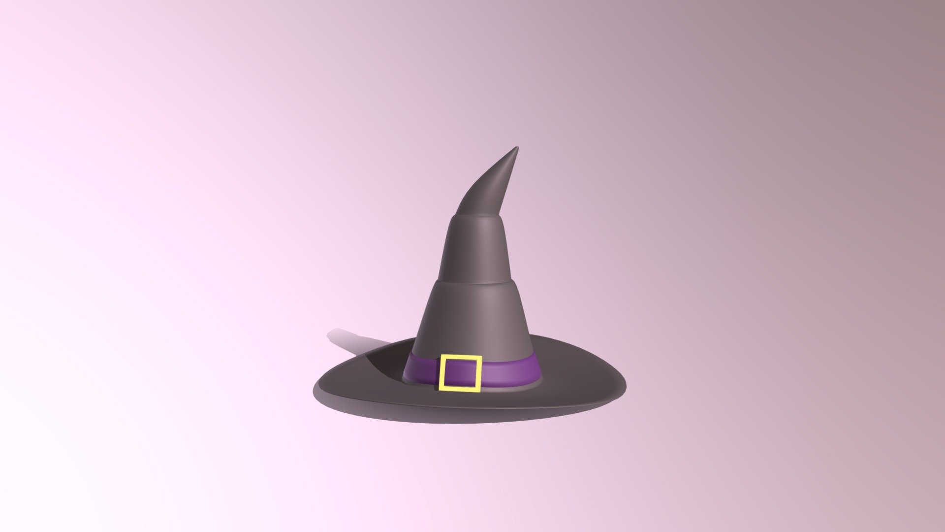 Cartoon Witch Hat 3D