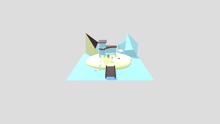 WIP island 3D Model