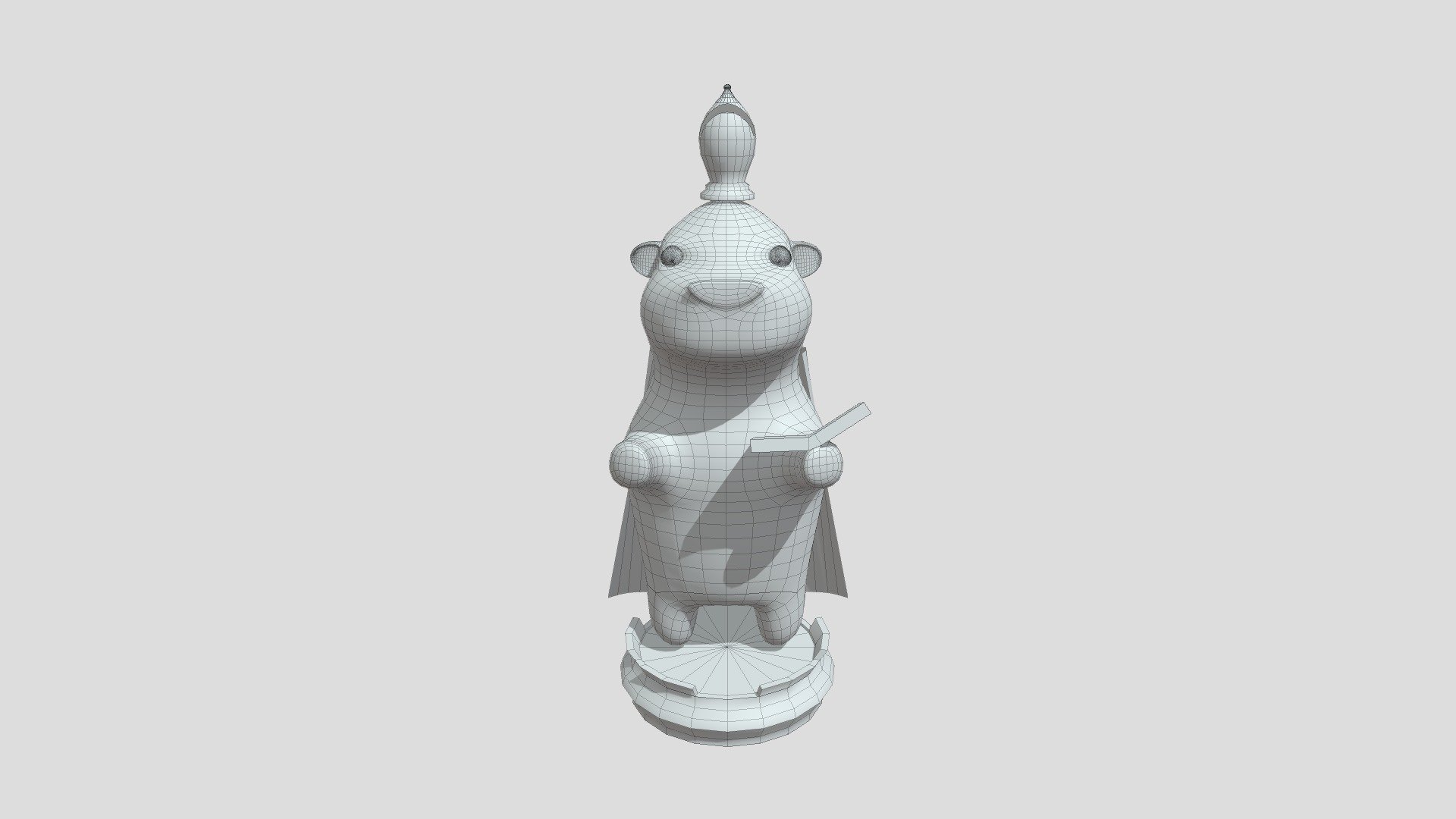 Chipmunk_Bishop_Warlock_Rough_Model