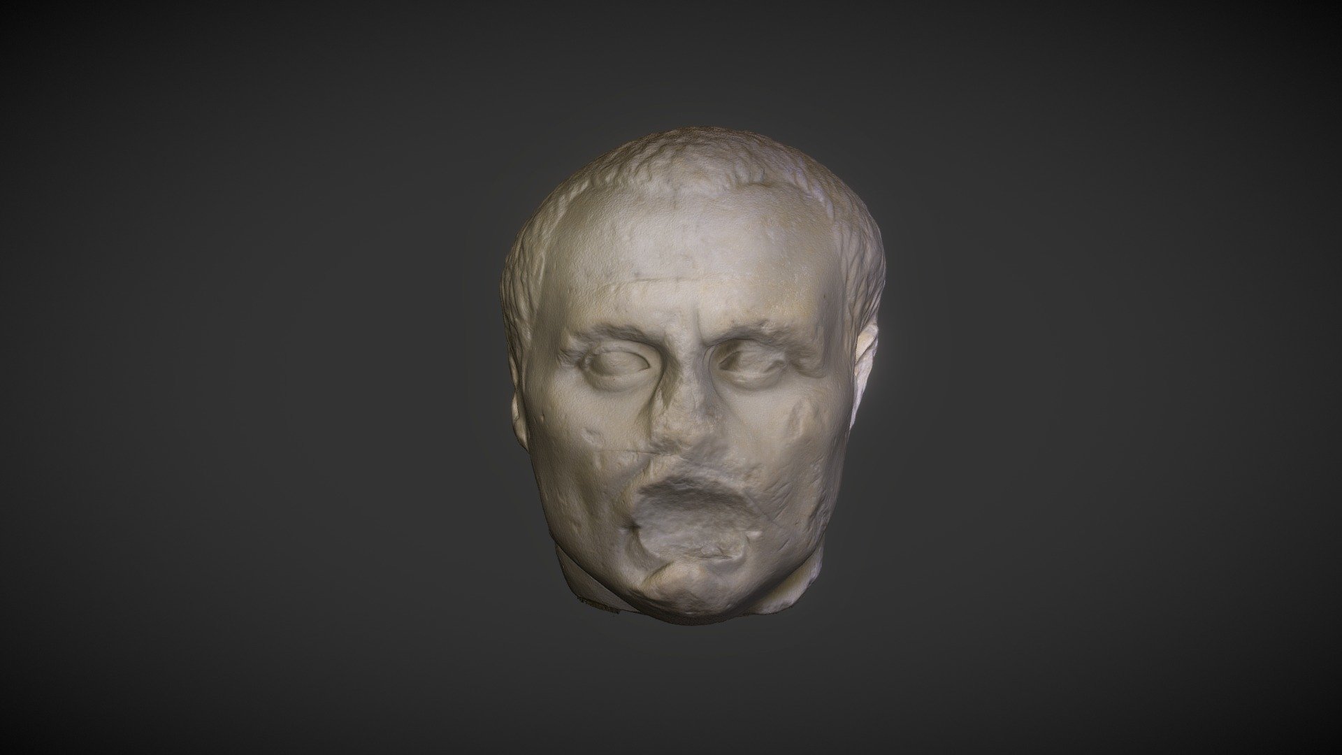 BUSTO ROMANO (Digitalización por Fotogrametría)