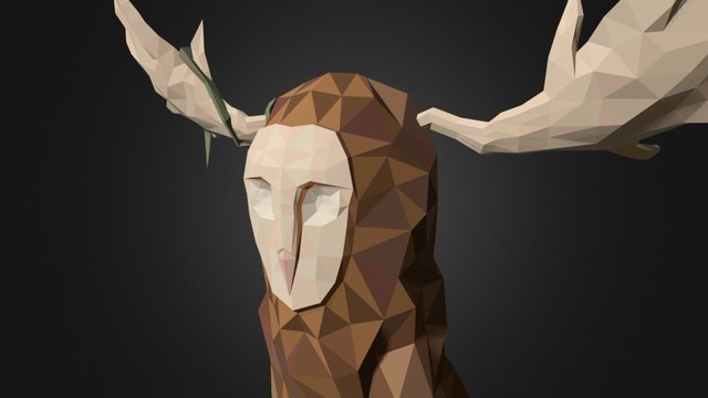 Owl God, The First Beacon 3D Model
