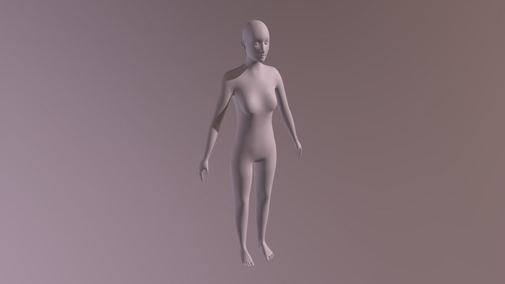 Female Model 1 3D Model
