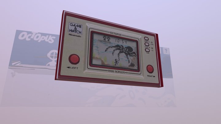 Octapus by Game and Watch series 3D Model