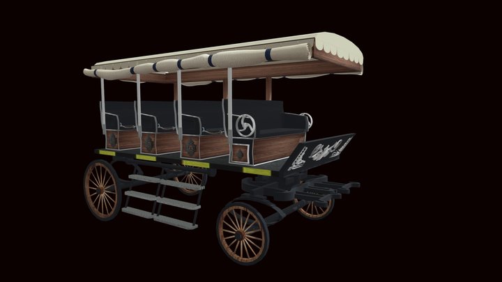 Horse- Drawn Carriage VII – Free 3D Model STL