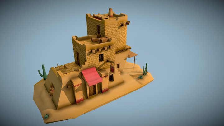Egyptian Winehouse 3D Model