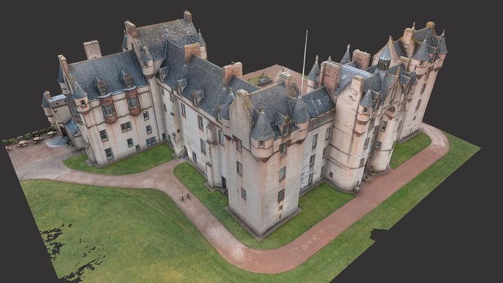 Fyvie Castle, Aberdeenshire 3D Model