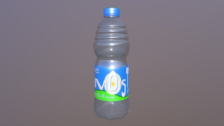 Water Bottle 3D Model