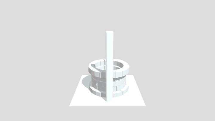 Old Tyep Well for gaming ( non mat ) 3D Model