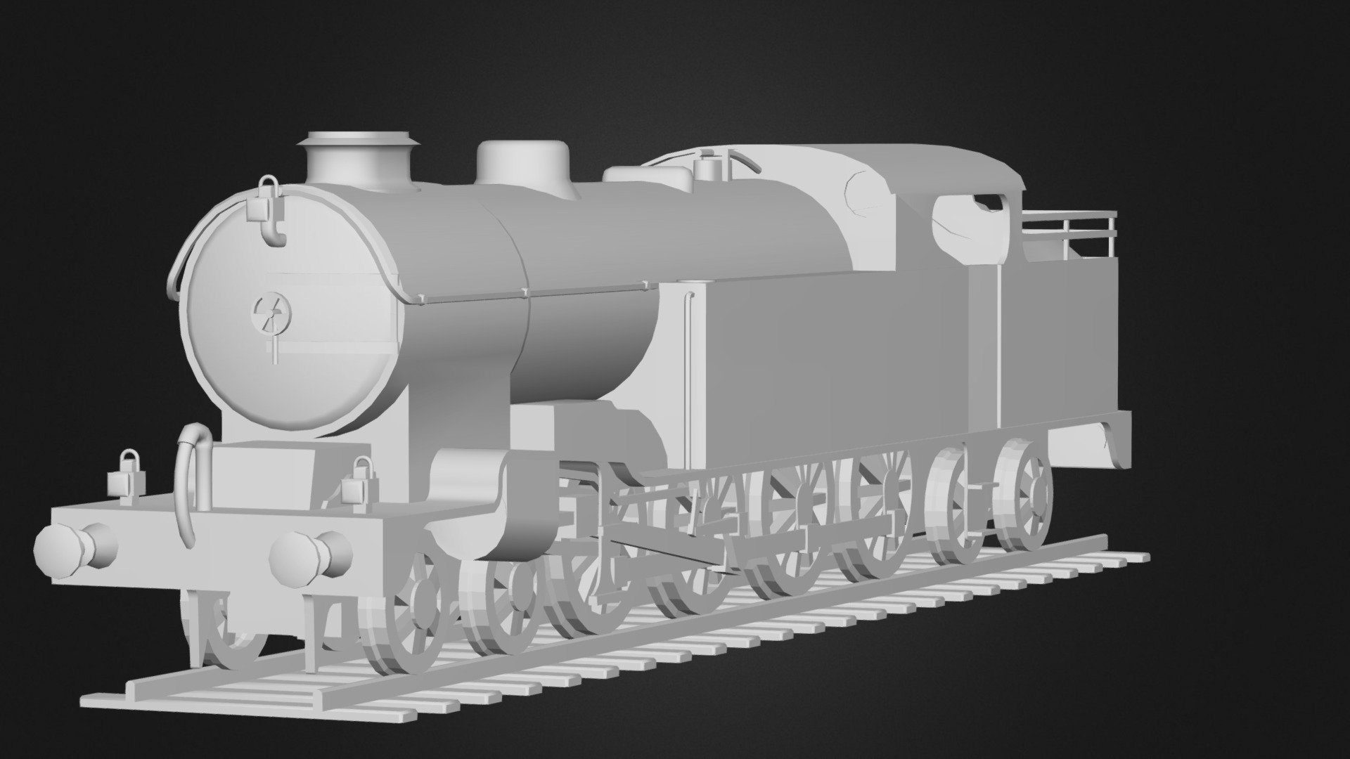 4-6-4T Finsbury Tank (Unbuilt Engine) — Sketchfab embed 3D viewer