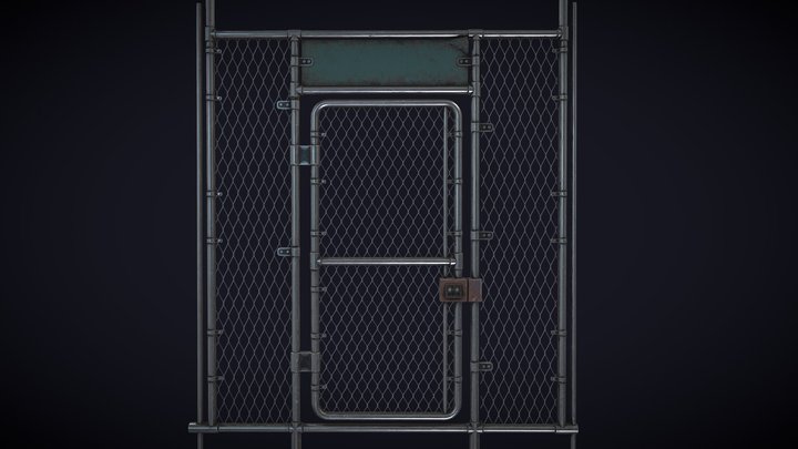 Door Protection Fence_11MB – Free 3D Model STL