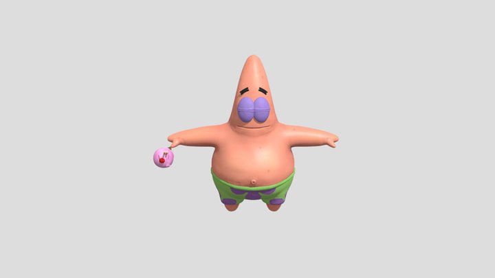 Patrick Star 3D Model