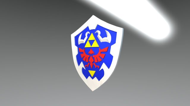 Hyrule Shield 3D Model