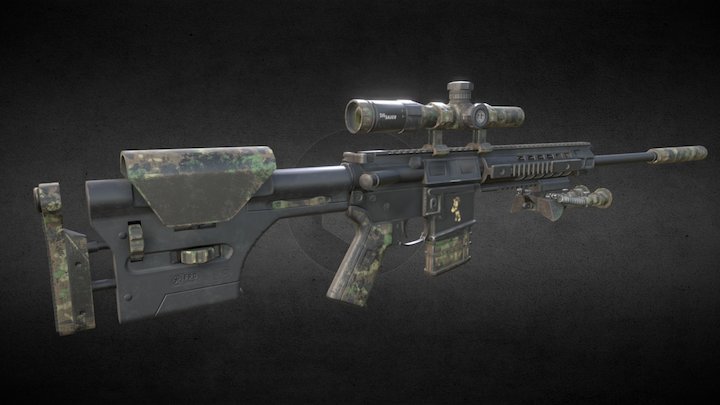 SIG 516 ver2 3D Model