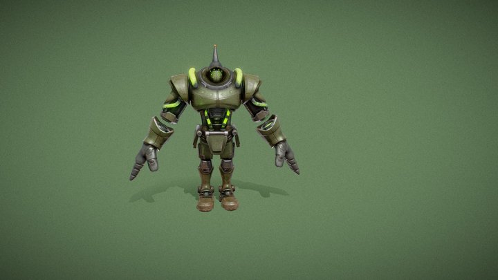 robot_low 3D Model