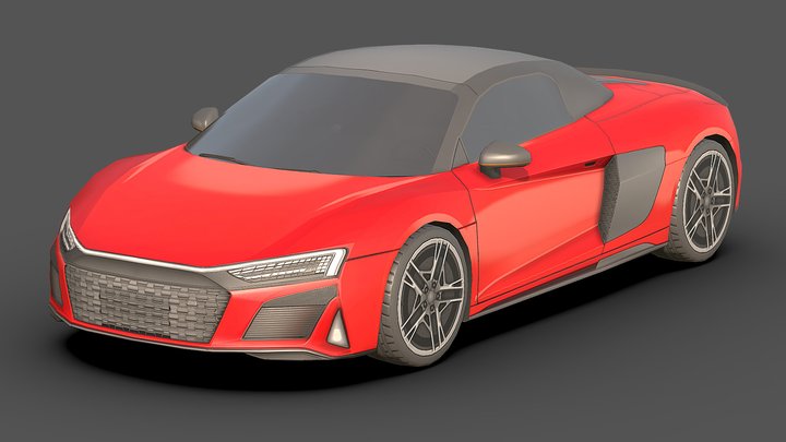Audi-r8 3D models - Sketchfab