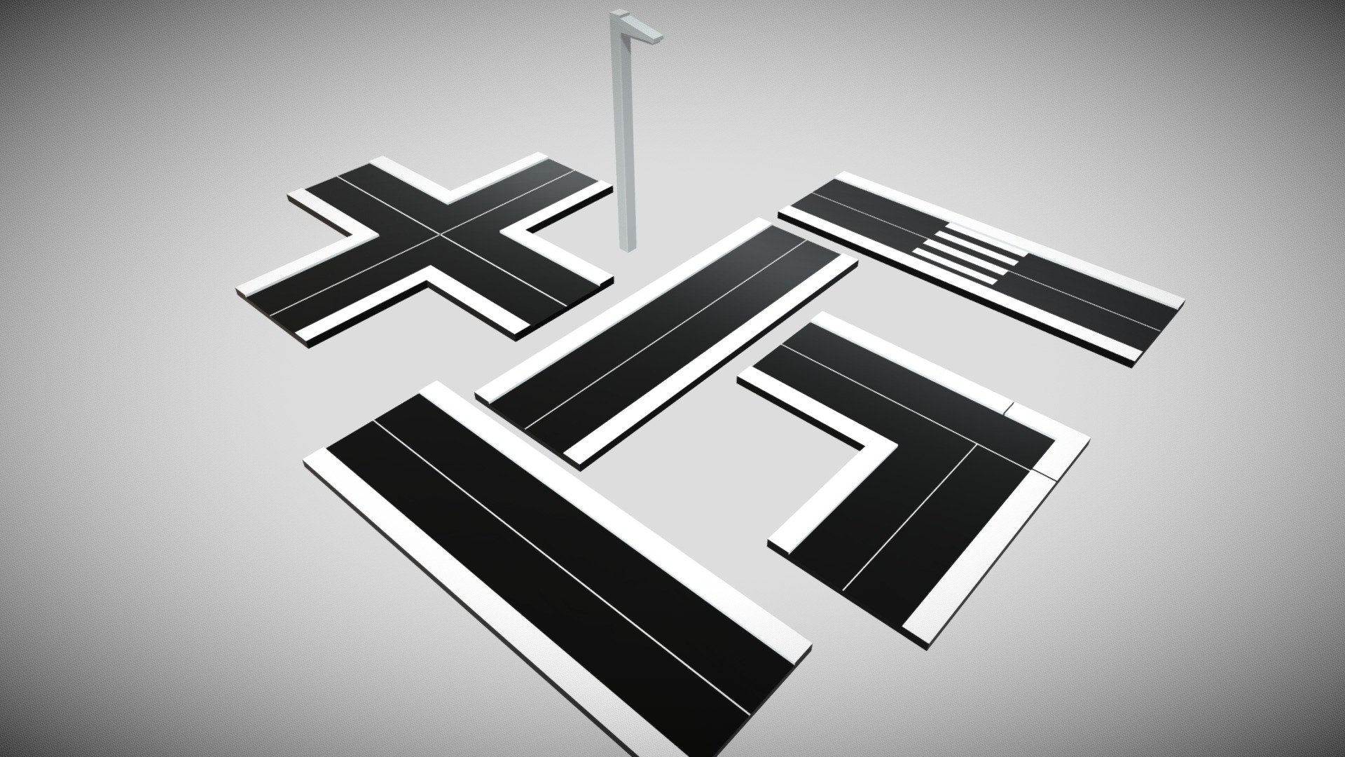 modular road assets - Download Free 3D model by neosearch [6ae0ba5 ...