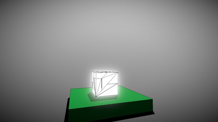 Destroyable Cube 3D Model