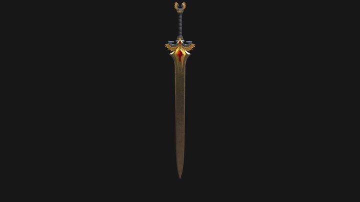 The Lost Sacred Sword 3D Model