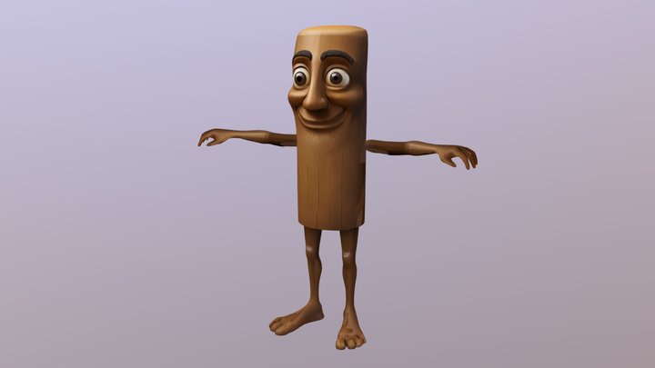 Tung Tung Tung Sahur (for BeamNG Drive) 3D Model