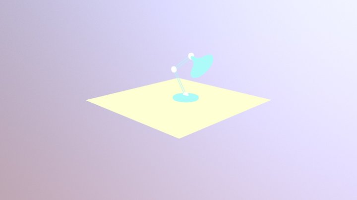 檯燈 3D Model