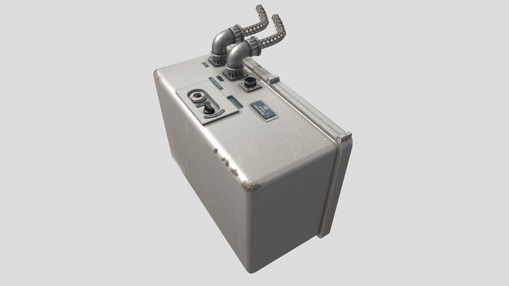Аппаратный блок ДКРМ-1 / Hardware unit 3D Model
