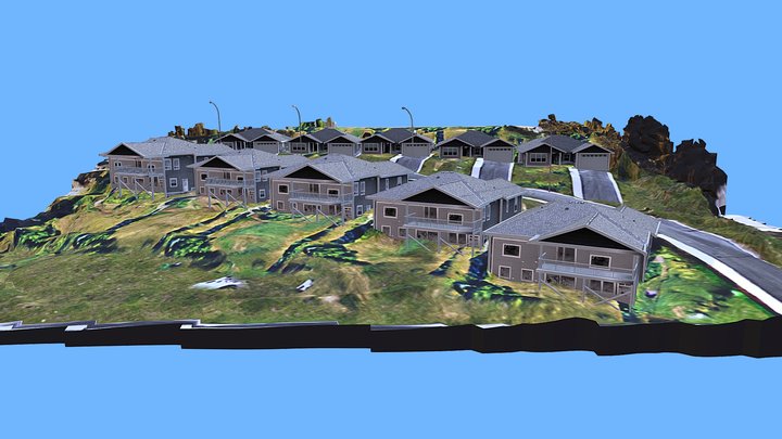Quebec St Subdivision Concept Model 3D Model