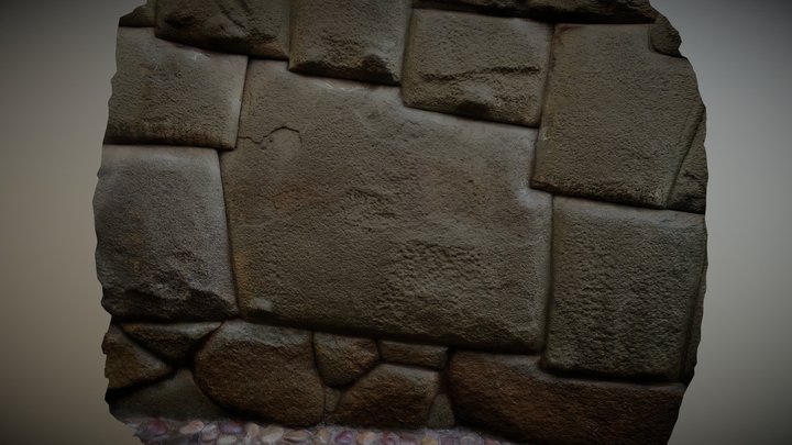 piedra 12 Agulos - CUZCO PERU 3D Model