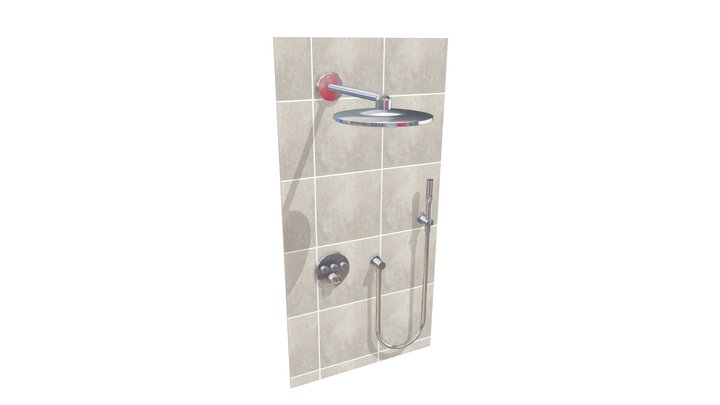 Grohe - Grohtherm Smart Shower Set - 34705000 3D Model
