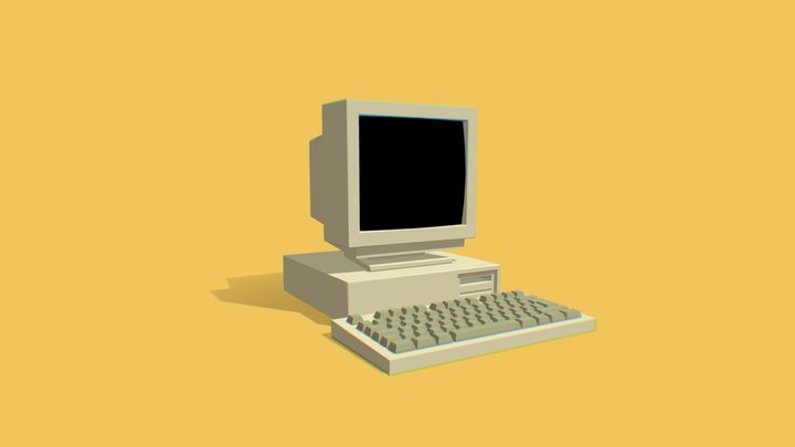 Old computer 3D Model