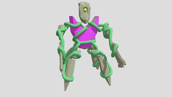 Low Poly Creature (Melee Unit) 3D Model