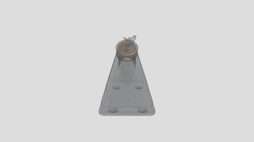 Ww2 Triangular German Oil Can Rough