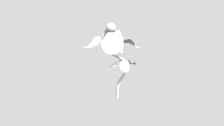 Alien Flower 3D Model