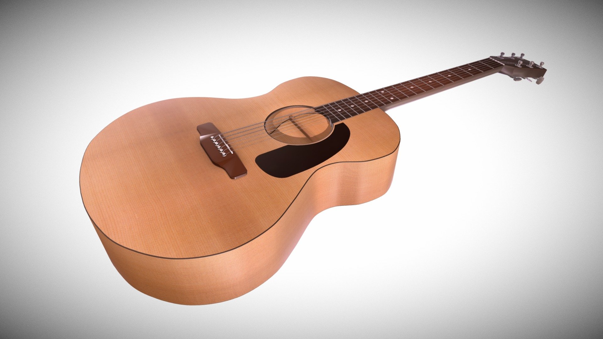 3d model guitar