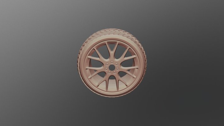 Modeling a Wheel 3D Model