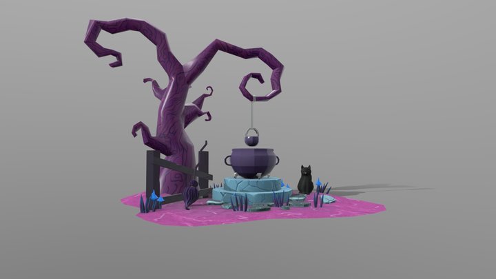 The Witch Well 3D Model