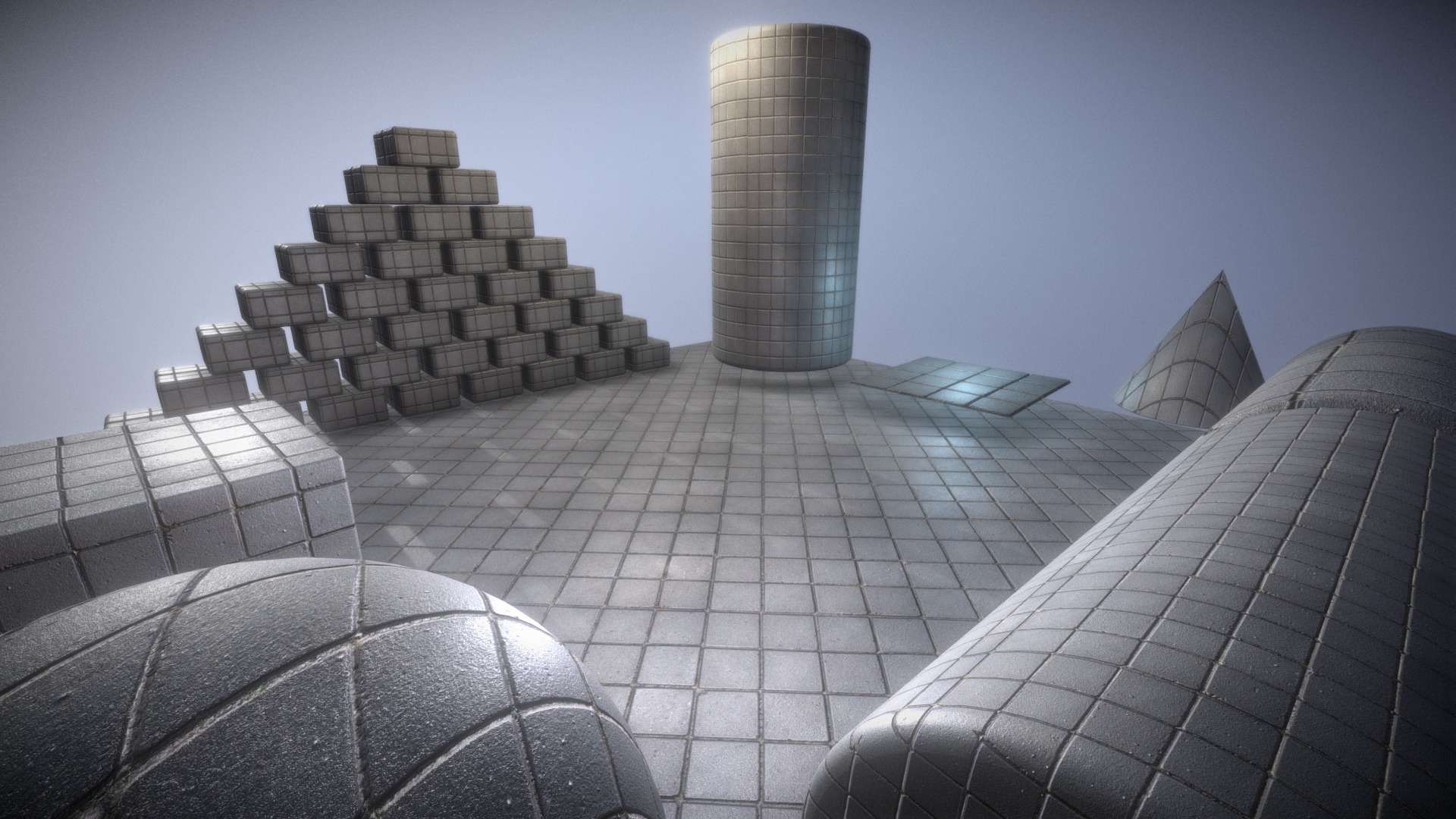 3D model Cobblestone 3 / Texture Set (12) - This is a 3D model of the Cobblestone 3 / Texture Set (12). The 3D model is about a video game of a building.