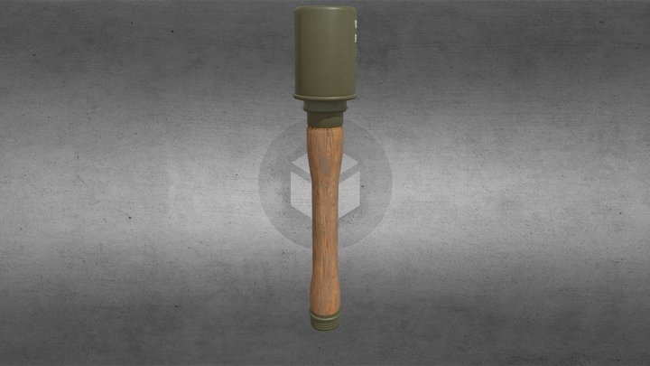 Grenade M24 3D Model