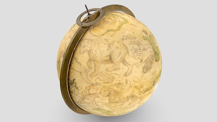Celestial Globe by John Senex 3D Model