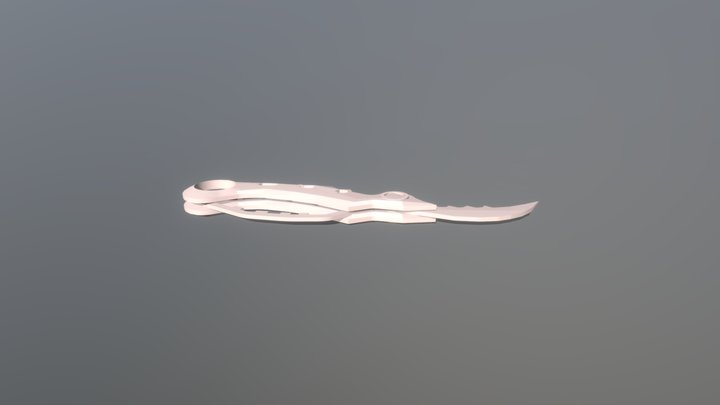 Game Res Knife 3D Model