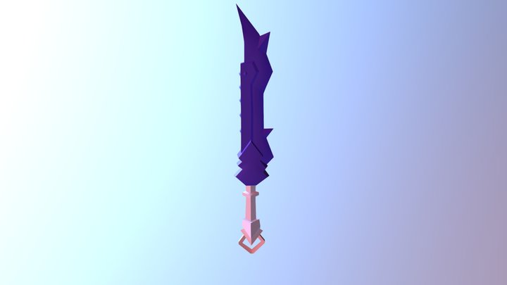 Unfinshed Sword 2018 School 3D Model