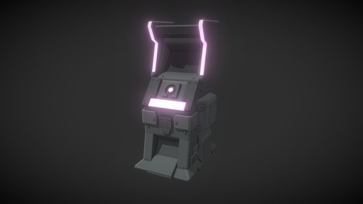 Gaming machine sci - fi 3D Model