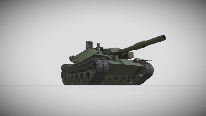 MBT-70 3D Model